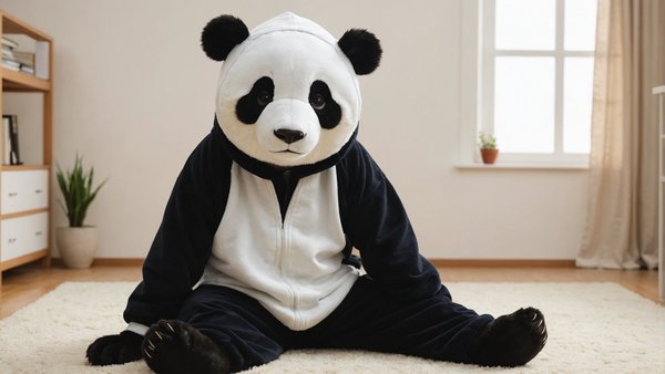 Kigurumi panda : un vêtement douillet et adorable